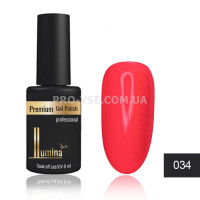 Гель-лак LUMINA lux №034 коралловый, эмаль 8мл
