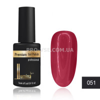 Гель-лак LUMINA lux №051 бордовый, эмаль 8мл