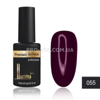 Гель-лак LUMINA lux №055 темная марсала, эмаль 8мл