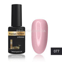 Гель-лак LUMINA lux №077 нежный розовый, микроблеск 8мл