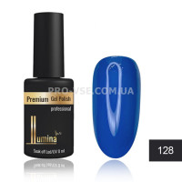 Гель-лак LUMINA lux №128 кобальтовый синий, эмаль 8мл