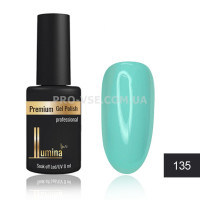 Гель-лак LUMINA lux №135 светлый бирюзовый, эмаль 8мл