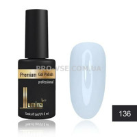 Гель-лак LUMINA lux №136 молочно-голубой, эмаль 8мл