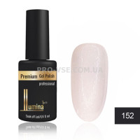 Гель-лак LUMINA lux №152 нежный молочно-бежевый, мелкие блестки 8мл