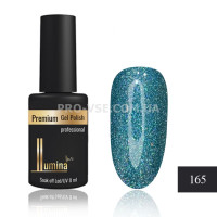 Гель-лак LUMINA lux №165 бирюзовый, голографический микроблеск 8мл