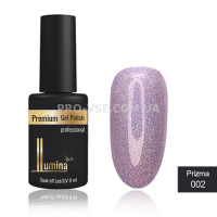 Гель-лак LUMINA lux PRIZMA №002 розовый, голограмма 8мл