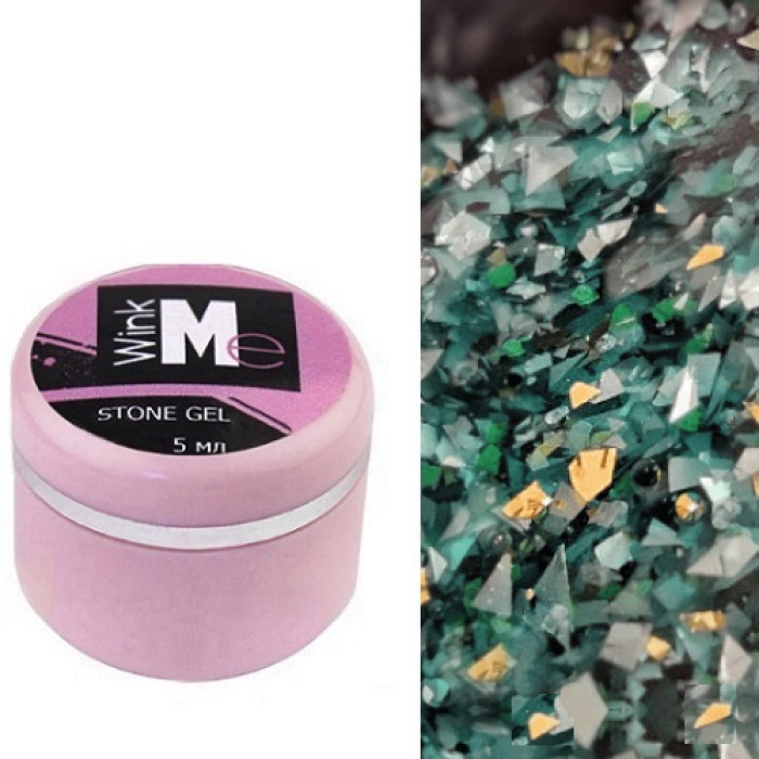 Wink Me STONE gel № 5 гель з мушлею та поталлю 5мл