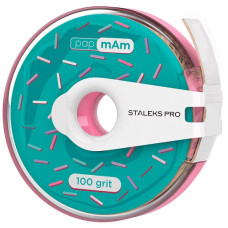 Змінний файл-стрічка біла papmAm з кліпсою 100 грит STALEKS PRO EXPERT ATC-100w