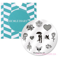 Диск для стемпинга NicoleDiary ND Romantic-01