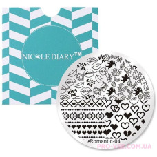 Диск для стемпинга NicoleDiary ND Romantic-04