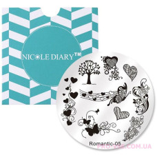 Диск для стемпинга NicoleDiary ND Romantic-05