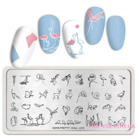 Пластина для стемпинга BornPretty Artist L010