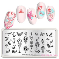 Пластина для стемпинга BornPretty Artist L013