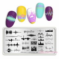 Пластина для стемпинга BornPretty Fashion Power-L002