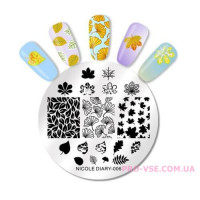 Диск для стемпинга NicoleDiary ND 006