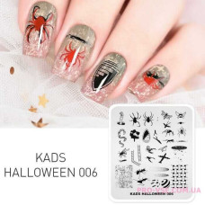 Пластина для стемпинга KADS HELLOWEEN 006