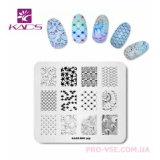 Пластина для стемпинга KADS MINI 006