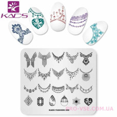 Пластина для стемпинга KADS FASHION 008