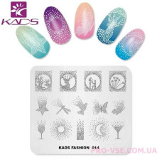 Пластина для стемпинга KADS FASHION 014
