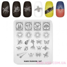 Пластина для стемпинга KADS FASHION 047