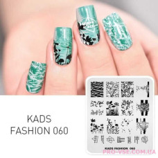 Пластина для стемпинга KADS FASHION 060