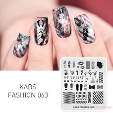 Пластина для стемпинга KADS FASHION 063
