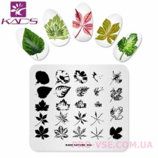 Пластина для стемпинга KADS NATURE 006