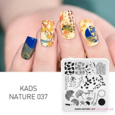 Пластина для стемпинга KADS NATURE 037