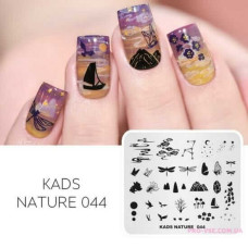 Пластина для стемпинга KADS NATURE 044