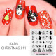 Пластина для стемпинга KADS CHRISTMAS 011