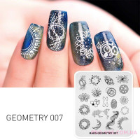 Пластина для стемпинга KADS GEOMETRY 007