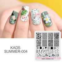 Пластина для стемпинга KADS Summer 004