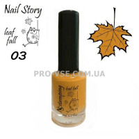 Nail Story лак для стемпинга осенний 03 Оранжево-персиковый