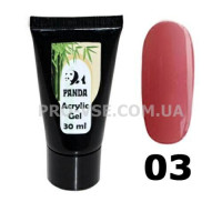 Акрил гель (Acrylic Gel) PANDA № 3 Карамельный бежевый 30 мл