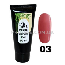Акрил гель (Acrylic Gel) PANDA № 3 Карамельный бежевый 60 мл