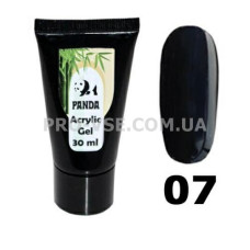 Акрил гель (Acrylic Gel) PANDA № 7 Черный 30 мл