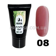 Полигель (Acrylic Gel) PANDA № 8 Темный бежево-розовый 30 мл