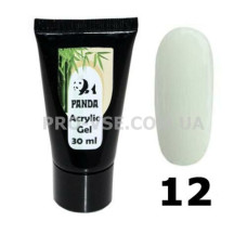 Полигель (Acrylic Gel) PANDA №12 Молочный белый 30 мл