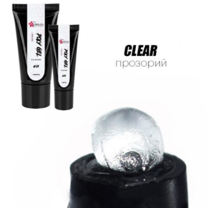 MOLEKULA POLY GEL №01 CLEAR (ПРОЗОРИЙ) 30мл