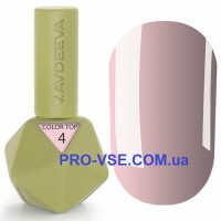 VA Топ Кольоровий для гель-лаку  COLOR TOP 4 – НІЖНО-РОЖЕВИЙ