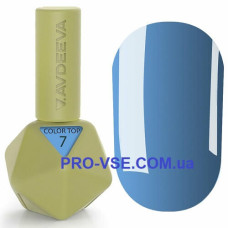 VA Топ Кольоровий для гель-лаку  COLOR TOP 7 – ГЛИБОКИЙ БЛАКИТНИЙ