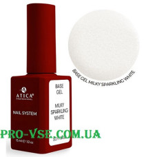 ATICA Молочна база з шимером Base soft Milky Shimmer 15мл 