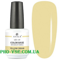 ATICA Кольорова база Yellow Cream 15 мл