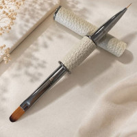 ATICA Пензель Професійний двосторонній Duo Brush Лайнер-7мм + Гель-11х6мм DB-L7/G6 