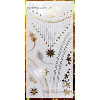 Flash tattoo M-T015 (10 х 21см)